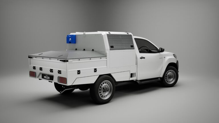 Field Technician Canopy with Half Dropside and Lid